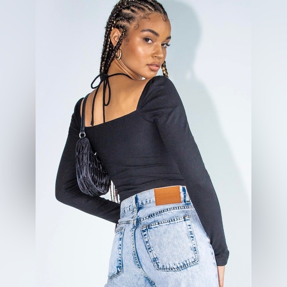 Princess Polly glow up bodysuit in black - Picture 4 of 6